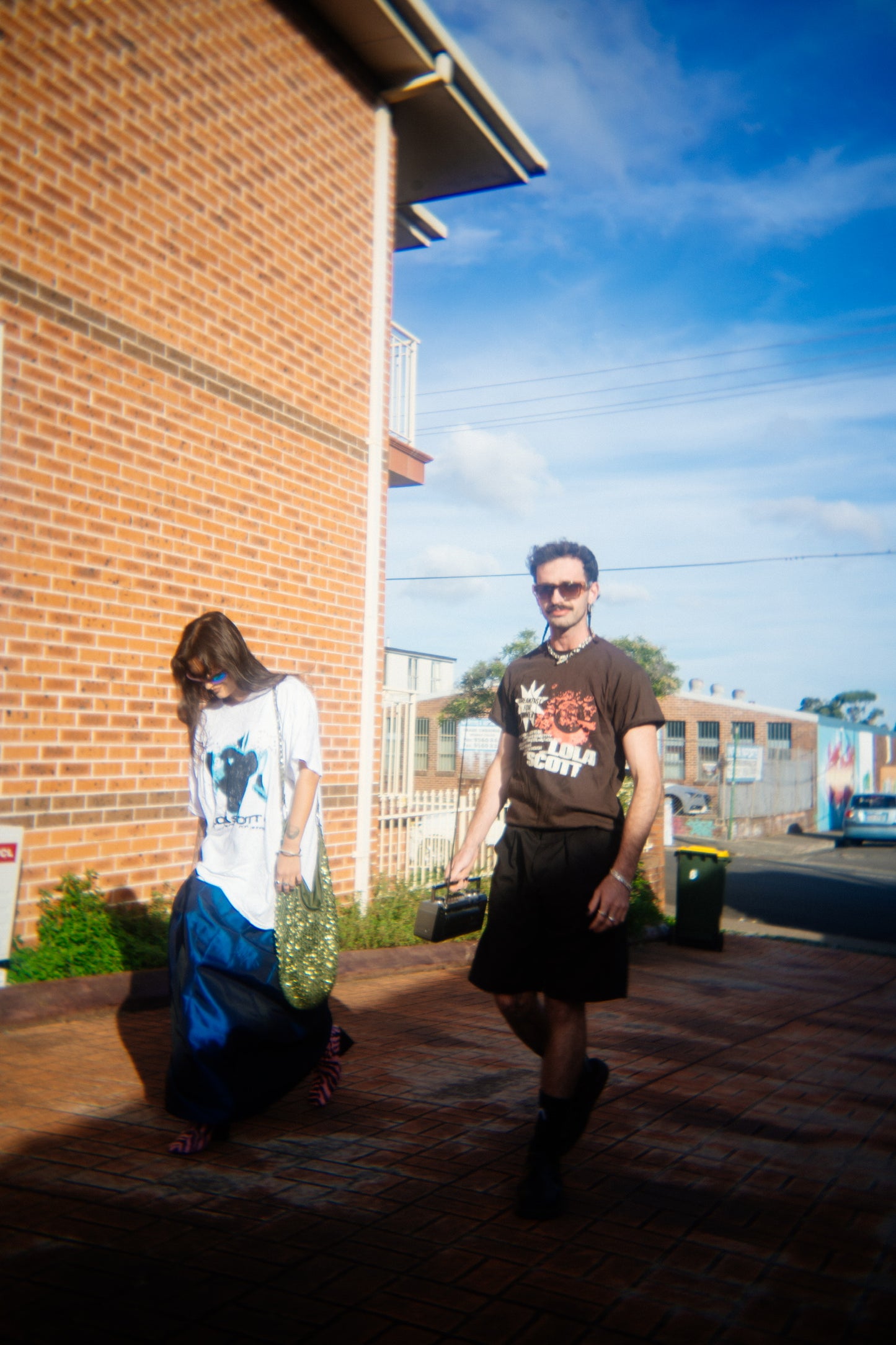 Lola Scott Breakfast For Dinner Brown Tee